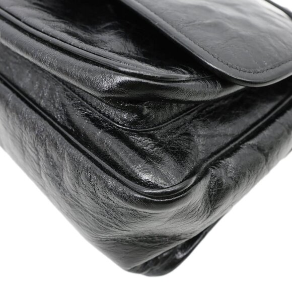 Yves Saint Laurent  Niki Medium Leather Shoulder Bag Black - Picture 9 of 13